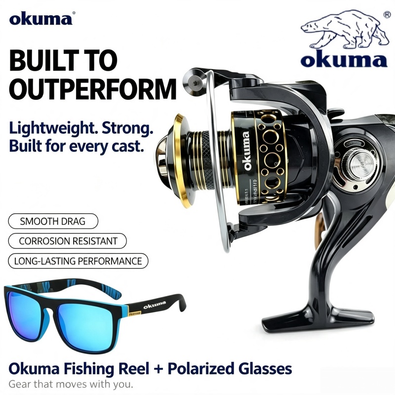 Carrete de Pesca OKUMA-Spinnin - Abu Garcia Reel Max reseña y precio